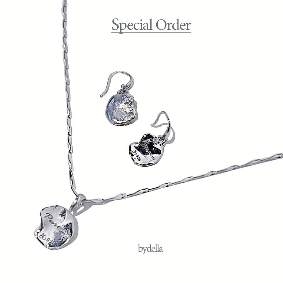 Custom order-silver earrings ver.1