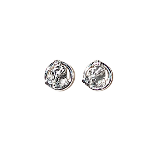 silver,earrings